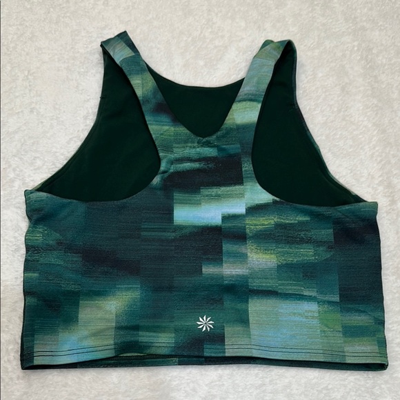Athleta Green Fitted Crop Tank Top - Picture 6 of 12